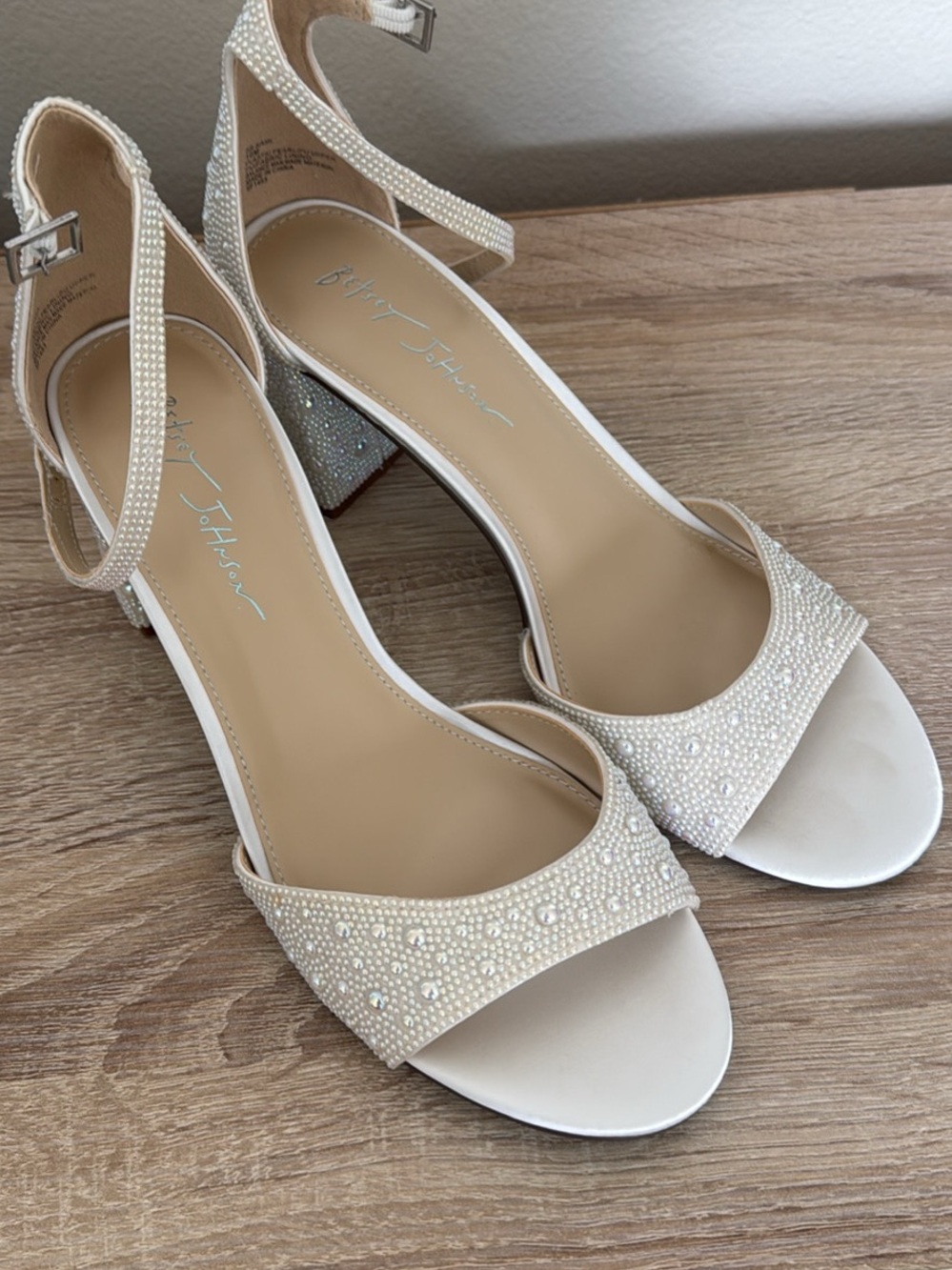 Betsey Johnson Kami Pearl Block Heel